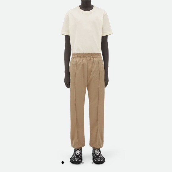Bottega Veneta Men’s Cotton Pull On Elastic Casual Pants
